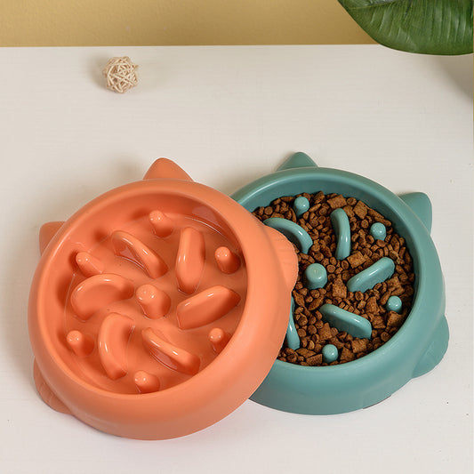 Slow Feeder Dog & Cat Bowl β Anti-Choking Non-Slip Food Dish for Healthy Eating