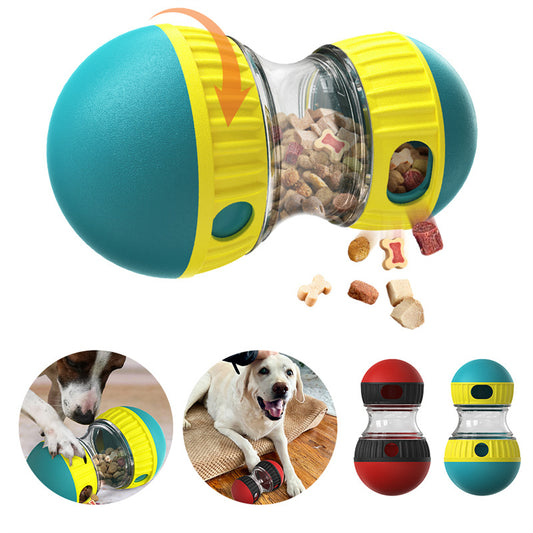 Food Dispensing Dog Toy – Interactive Tumbler Puzzle Ball for Slow Feeding & Training | Petzion