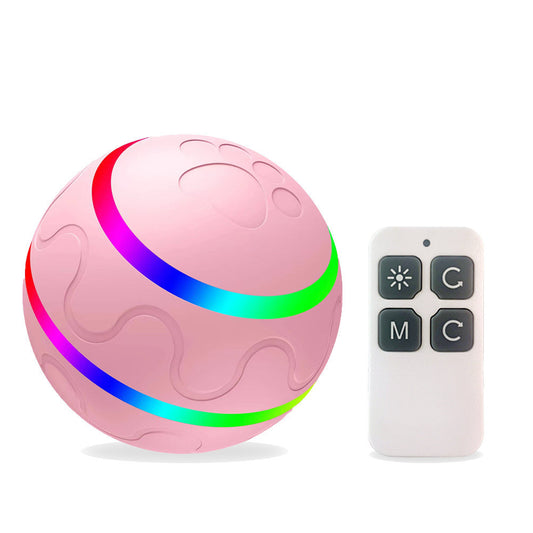 Smart Self-Rotating Cat Ball Toy β USB Rechargeable Automatic Rolling Pet Toy