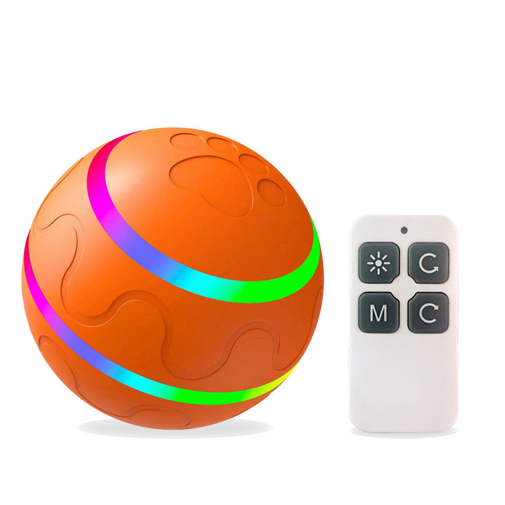 Smart Self-Rotating Cat Ball Toy – USB Rechargeable Automatic Rolling Pet Toy