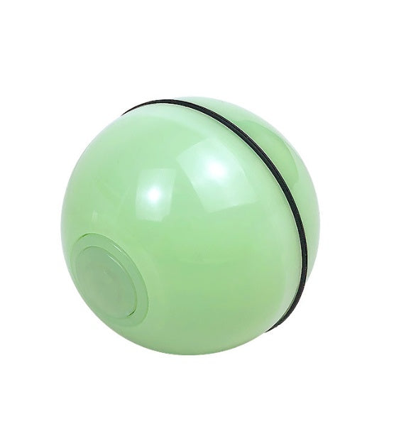 LED Laser Rolling Cat Toy Ball – USB Rechargeable Automatic Smart Pet Toy | Petzion