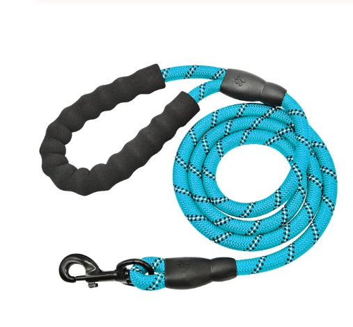 Reflective Nylon Dog Leash – Strong Rope Lead for Small, Medium & Large Dogs | Petzion
