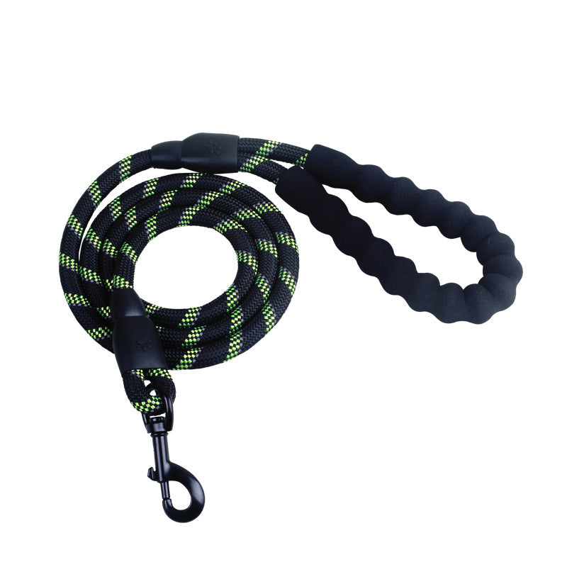 Reflective Nylon Dog Leash – Strong Rope Lead for Small, Medium & Large Dogs | Petzion