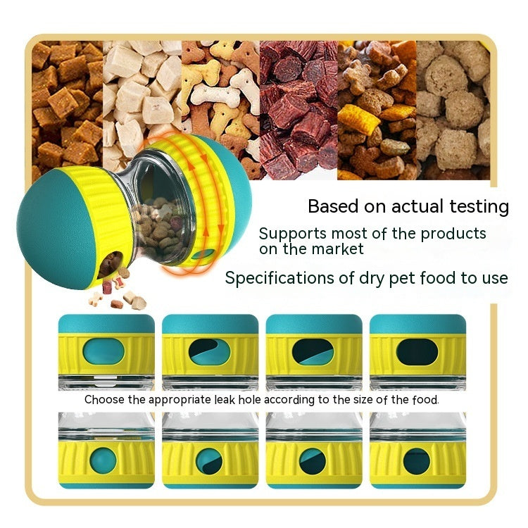 Food Dispensing Dog Toy – Interactive Tumbler Puzzle Ball for Slow Feeding & Training | Petzion