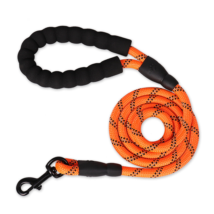Reflective Nylon Dog Leash – Strong Rope Lead for Small, Medium & Large Dogs | Petzion