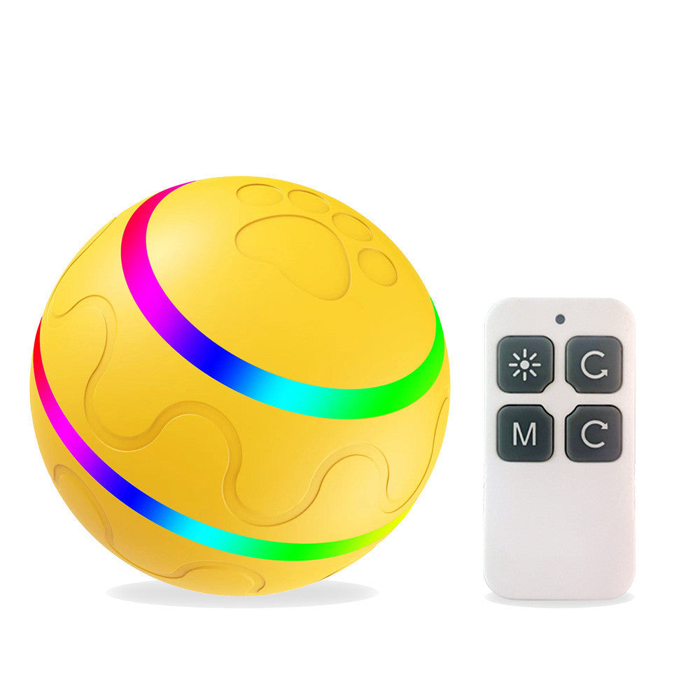 Smart Self-Rotating Cat Ball Toy – USB Rechargeable Automatic Rolling Pet Toy