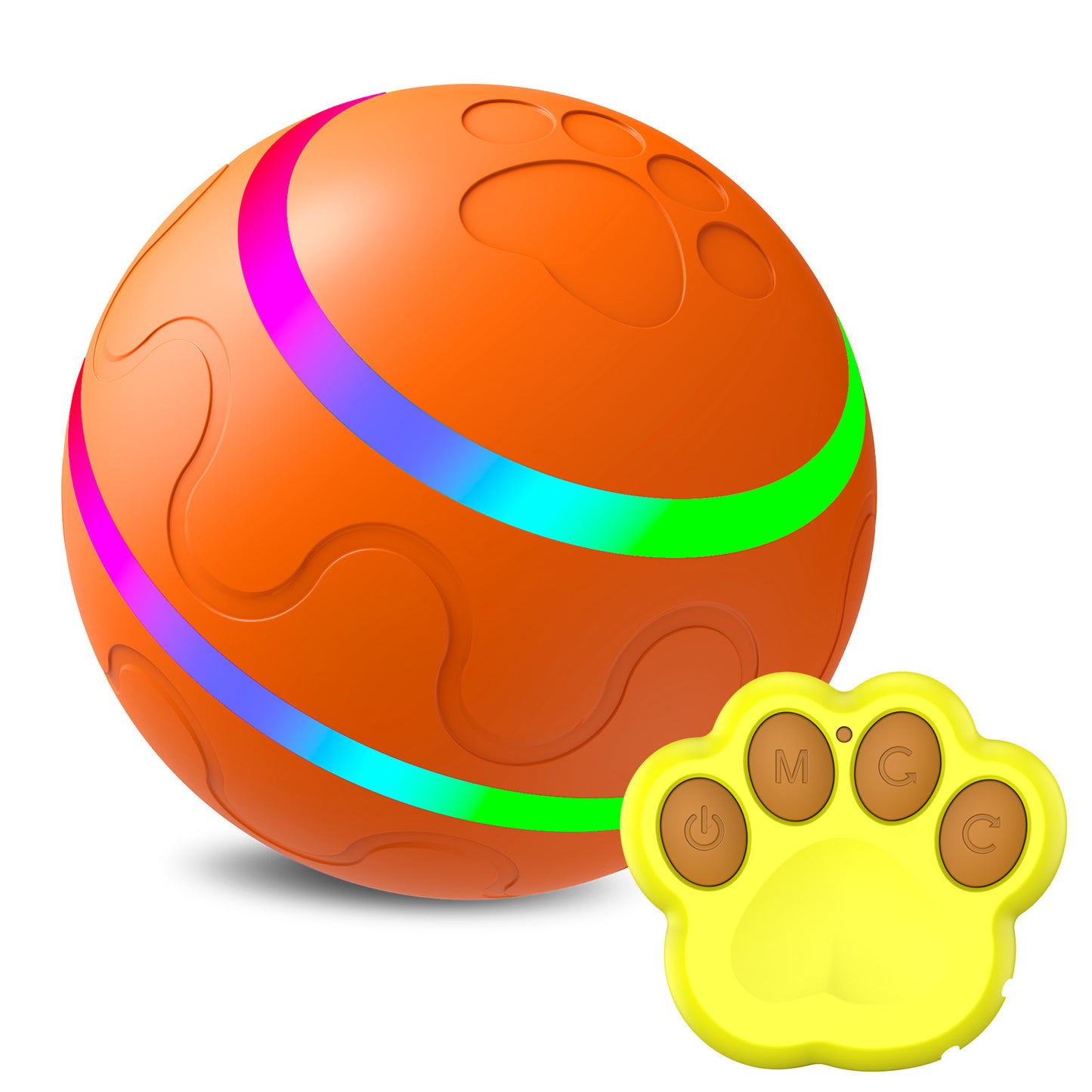 Smart Self-Rotating Cat Ball Toy – USB Rechargeable Automatic Rolling Pet Toy